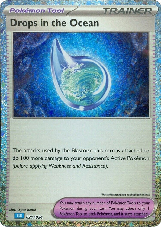 Image for Drops in the Ocean (021/034) (Trading Card Game Classic) - Pokemon