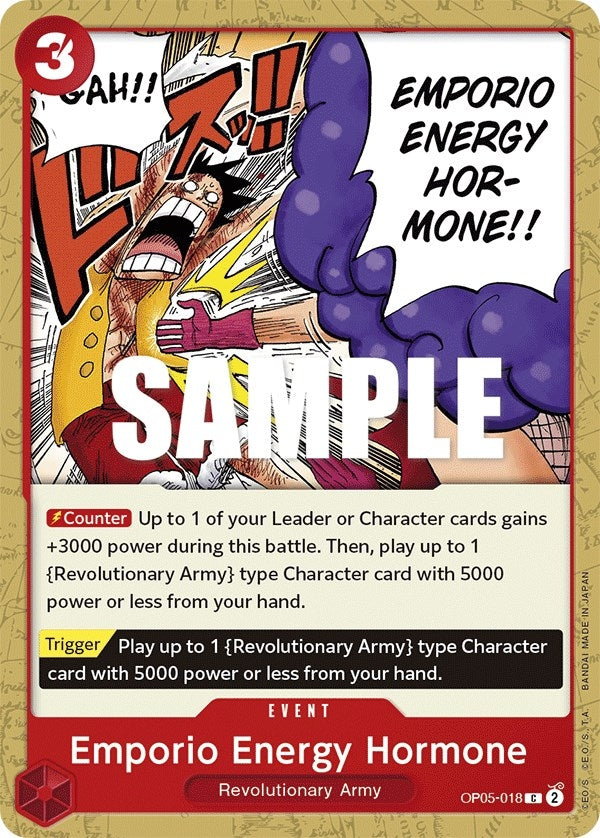 Image for Emporio Energy Hormone (OP05-018) (Awakening of the New Era) - One Piece Card Game