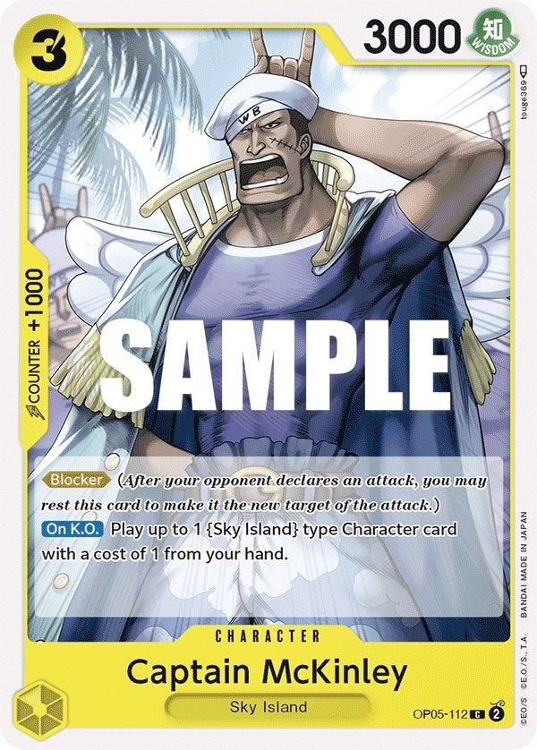Image for Captain McKinley (OP05-112) (Awakening of the New Era) - One Piece Card Game