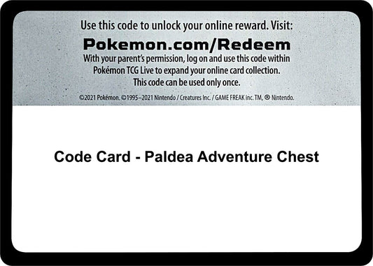 Image for Code Card - Paldea Adventure Chest (Miscellaneous Cards & Products) - Pokemon