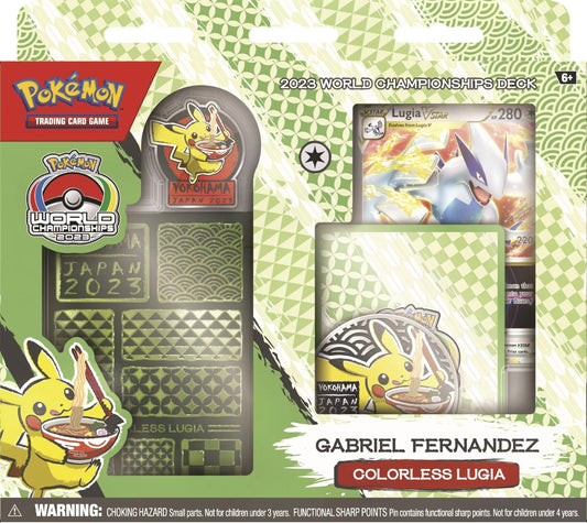 Image for 2023 World Championship Deck: Gabriel Fernandez (Colorless Lugia) - Pokemon