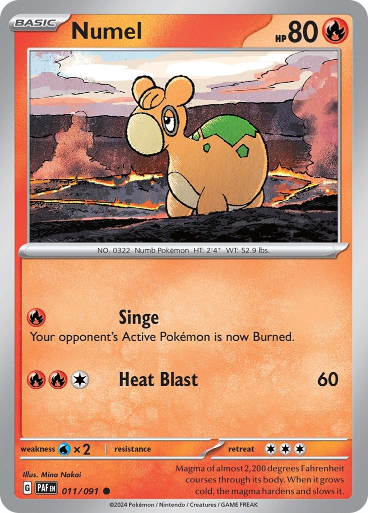 Image for Numel (011/091) (SV: Paldean Fates) - Pokemon