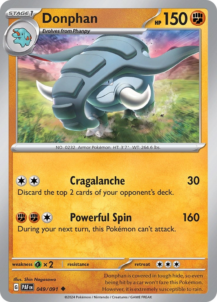 Image for Donphan (049/091) (SV: Paldean Fates) - Pokemon