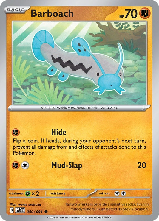 Image for Barboach (050/091) (SV: Paldean Fates) - Pokemon