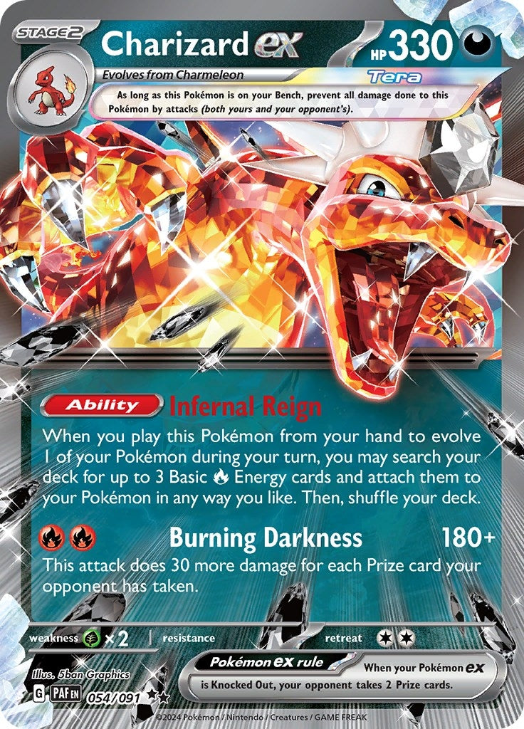 Image for Charizard ex (054/091) (SV: Paldean Fates) - Pokemon
