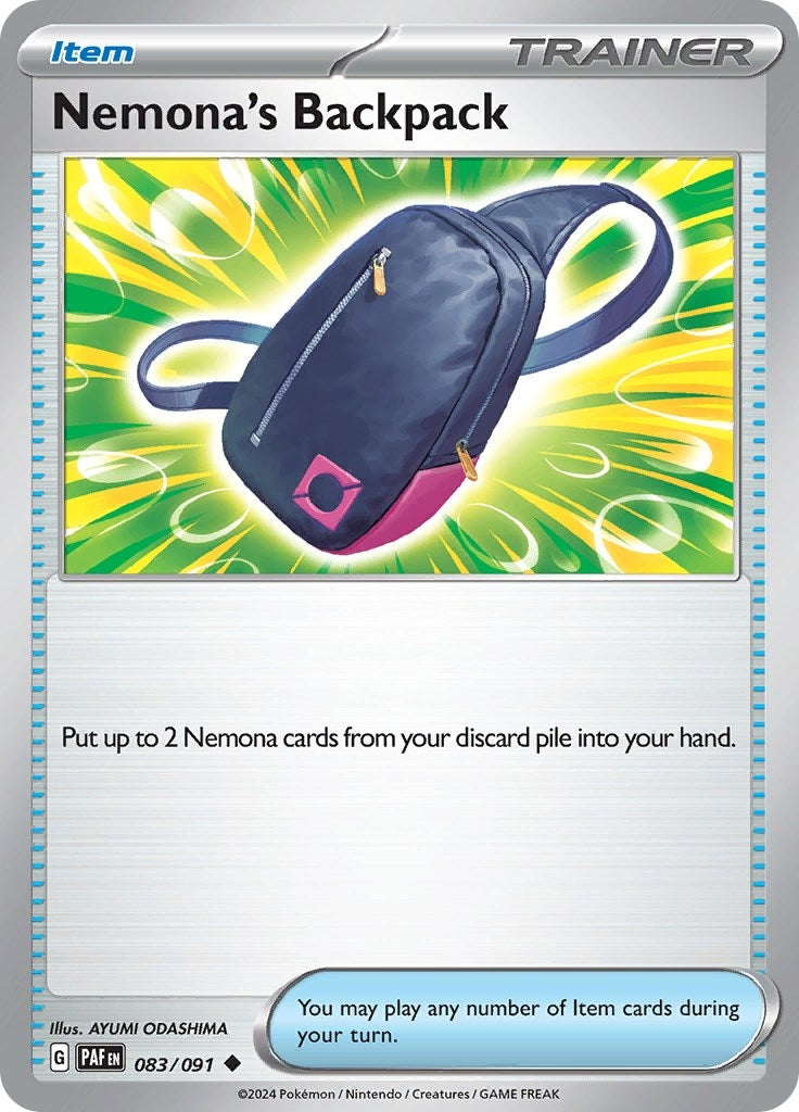 Image for Nemona's Backpack (083/091) (SV: Paldean Fates) - Pokemon