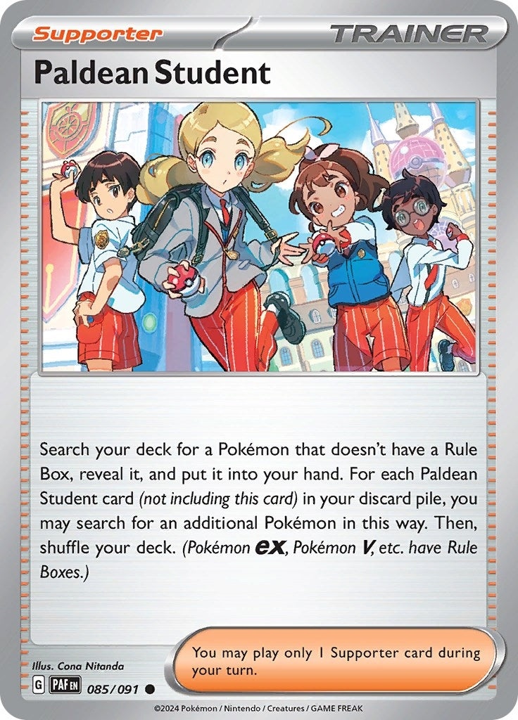 Image for Paldean Student (085/091) (SV: Paldean Fates) - Pokemon