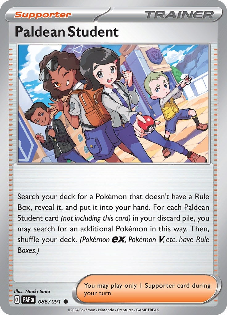 Image for Paldean Student (086/091) (SV: Paldean Fates) - Pokemon