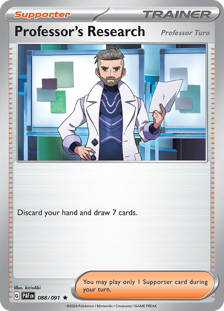 Image for Professor's Research (088/091) (SV: Paldean Fates) - Pokemon