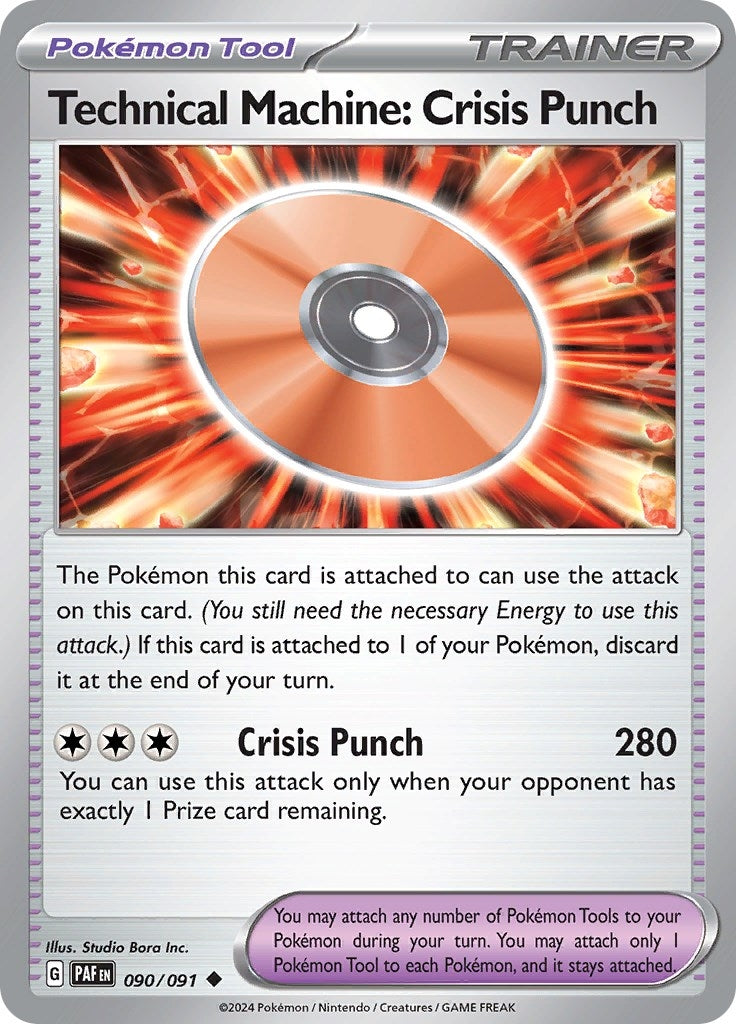 Image for Technical Machine: Crisis Punch (090/091) (SV: Paldean Fates) - Pokemon