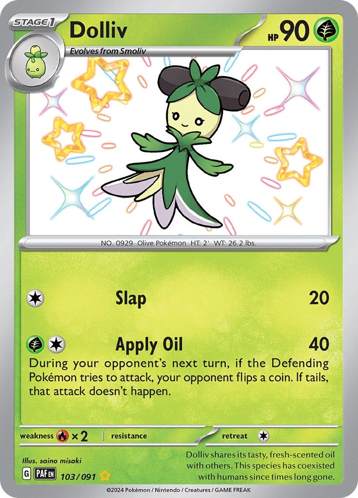 Image for Dolliv (103/091) (SV: Paldean Fates) - Pokemon