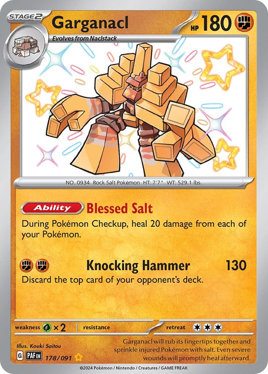 Image for Garganacl (178/091) (SV: Paldean Fates) - Pokemon