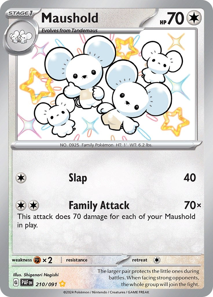 Image for Maushold (210/091) (SV: Paldean Fates) - Pokemon