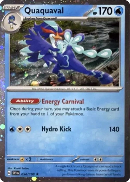 Image for Quaquaval - 054/198 (Cosmos Holo) (054/198) (Miscellaneous Cards & Products) - Pokemon