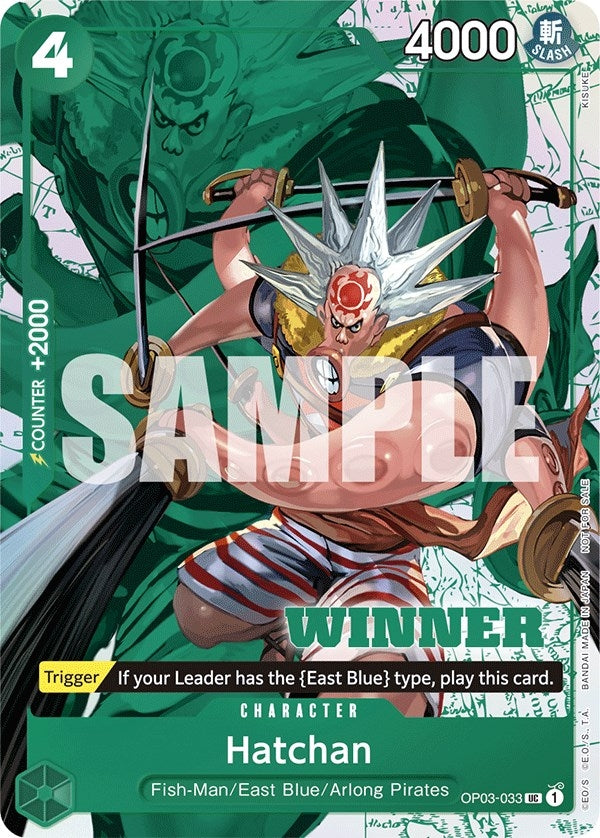 Image for Hatchan (Winner Pack Vol. 6) (OP03-033) (One Piece Promotion Cards) - One Piece Card Game
