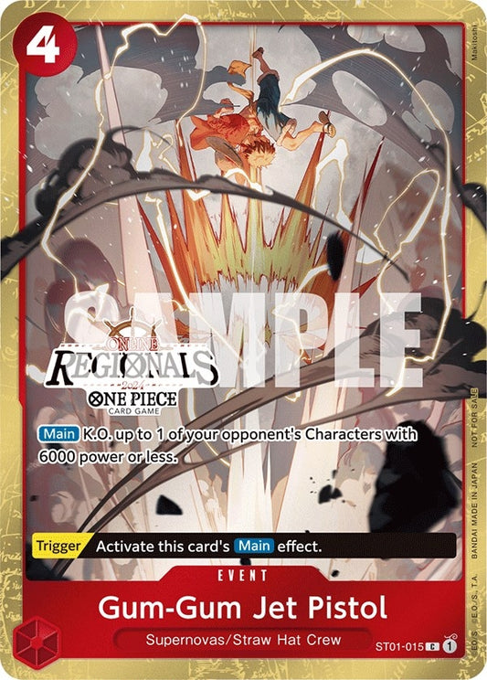 Image for Gum-Gum Jet Pistol (Online Regional 2024) [Participant] (ST01-015) (One Piece Promotion Cards) - One Piece Card Game