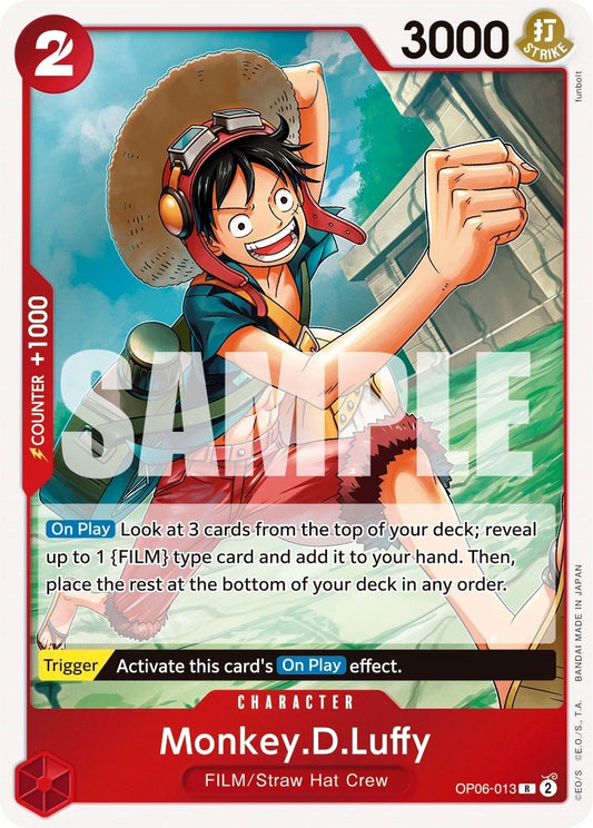 Image for Monkey.D.Luffy (OP06-013) (Wings of the Captain) - One Piece Card Game