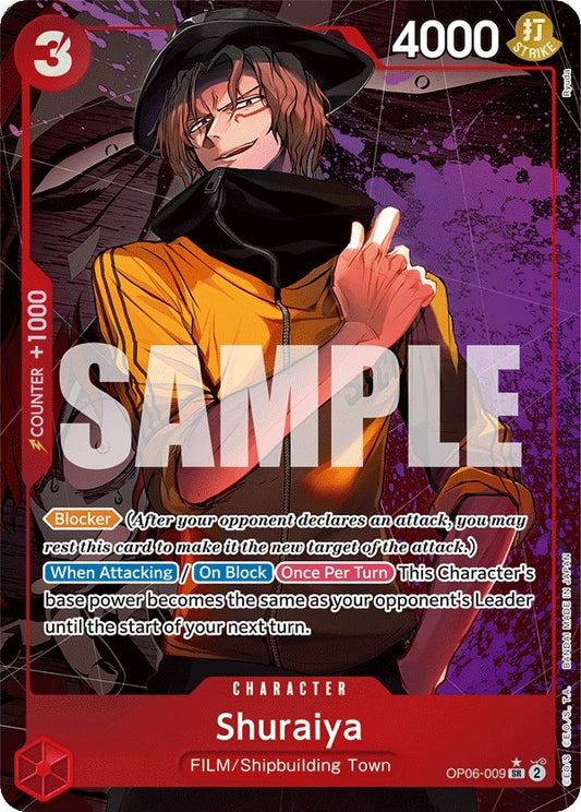 Image for Shuraiya (Alternate Art) (OP06-009) (Wings of the Captain) - One Piece Card Game