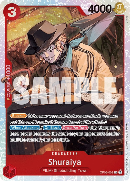 Image for Shuraiya (OP06-009) (Wings of the Captain) - One Piece Card Game