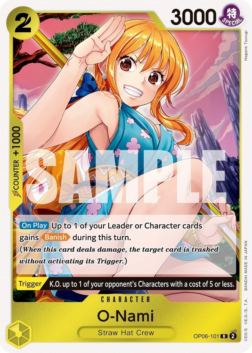 Image for O-Nami (OP06-101) (Wings of the Captain) - One Piece Card Game