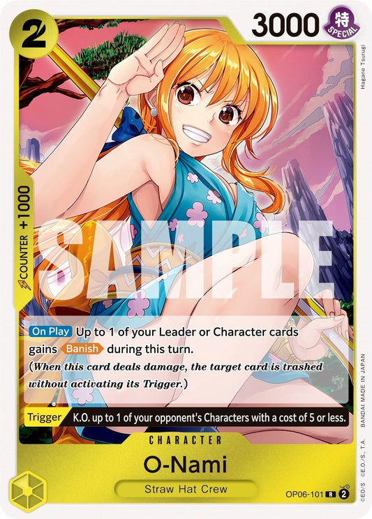 Image for O-Nami (OP06-101) (Wings of the Captain) - One Piece Card Game