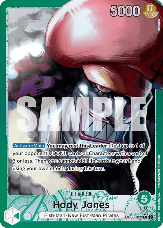 Image for Hody Jones (020) (Alternate Art) (OP06-020) (Wings of the Captain) - One Piece Card Game