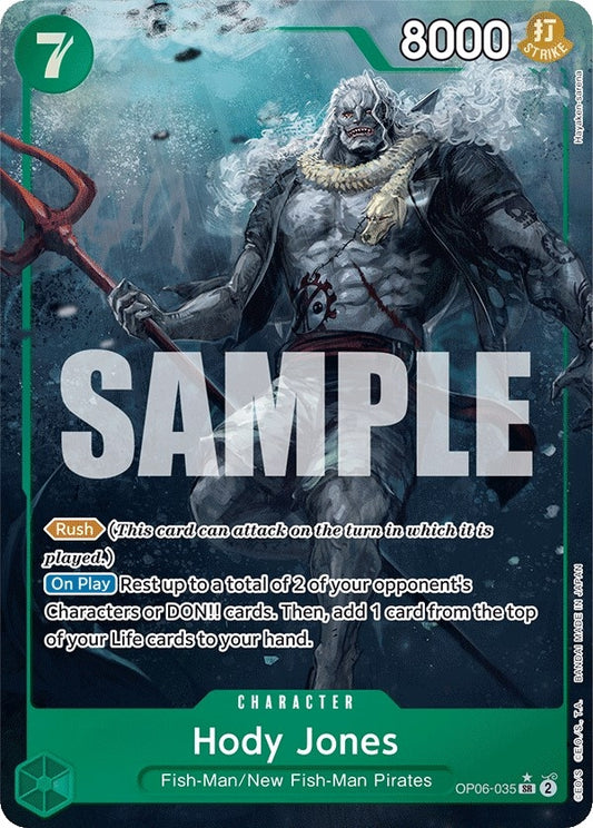Image for Hody Jones (035) (Alternate Art) (OP06-035) (Wings of the Captain) - One Piece Card Game