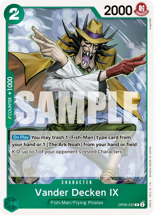 Image for Vander Decken IX (OP06-033) (Wings of the Captain) - One Piece Card Game