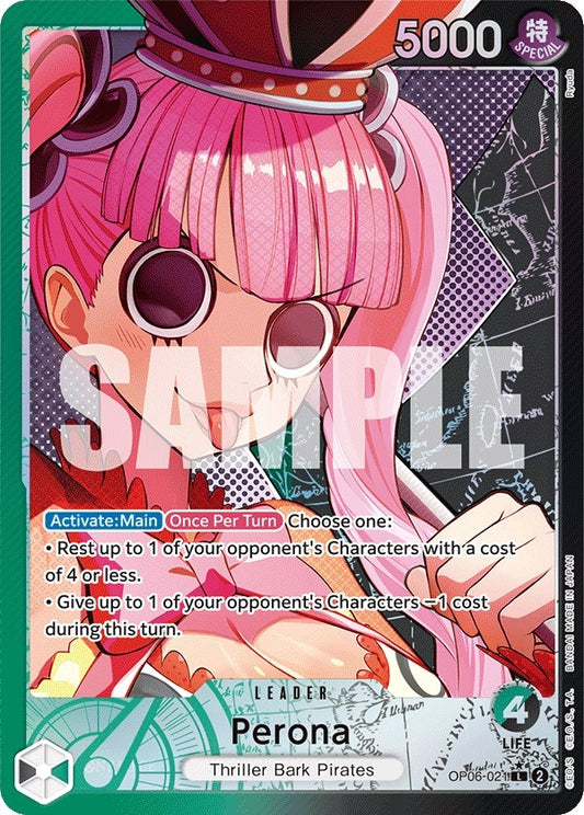 Image for Perona (021) (Alternate Art) (OP06-021) (Wings of the Captain) - One Piece Card Game