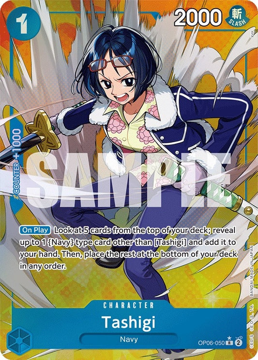 Image for Tashigi (Alternate Art) (OP06-050) (Wings of the Captain) - One Piece Card Game