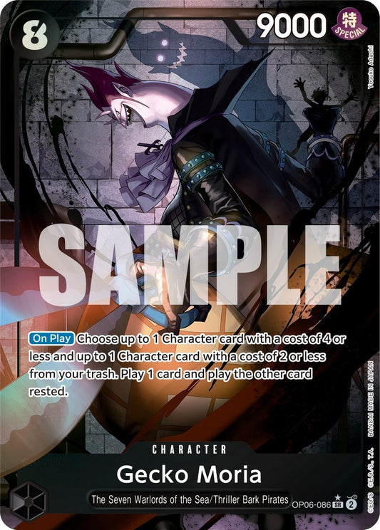 Image for Gecko Moria (086) (Alternate Art) (OP06-086) (Wings of the Captain) - One Piece Card Game