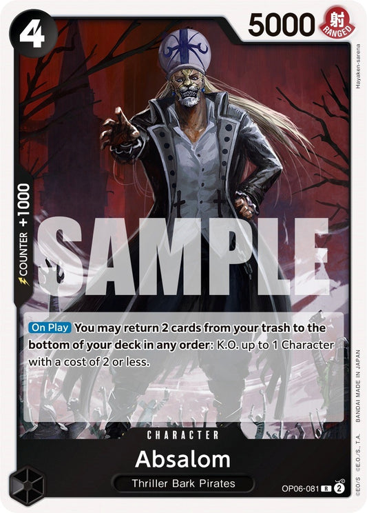 Image for Absalom (OP06-081) (Wings of the Captain) - One Piece Card Game