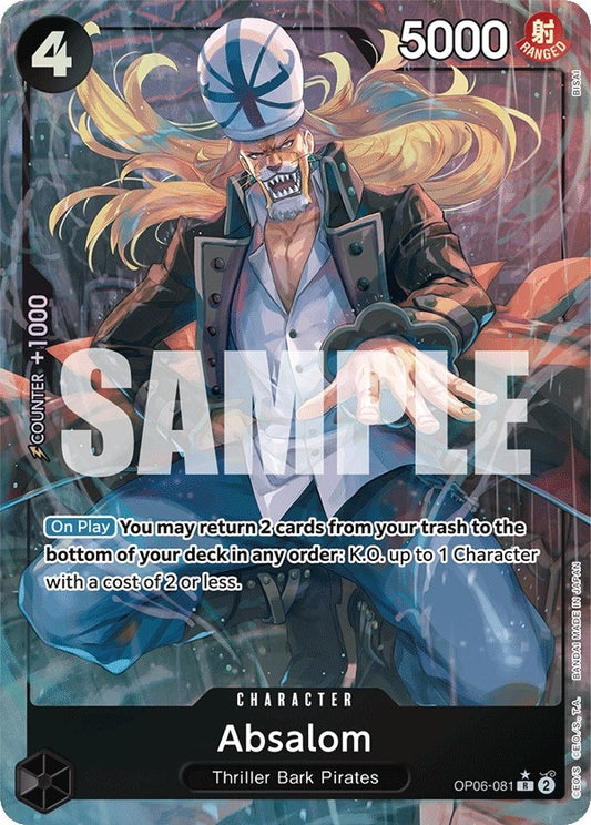 Image for Absalom (Alternate Art) (OP06-081) (Wings of the Captain) - One Piece Card Game