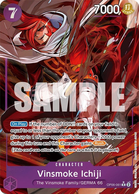 Image for Vinsmoke Ichiji (061) (Alternate Art) (OP06-061) (Wings of the Captain) - One Piece Card Game