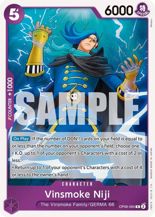 Image for Vinsmoke Niji (065) (OP06-065) (Wings of the Captain) - One Piece Card Game