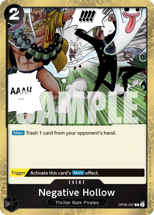 Image for Negative Hollow (OP06-097) (Wings of the Captain) - One Piece Card Game