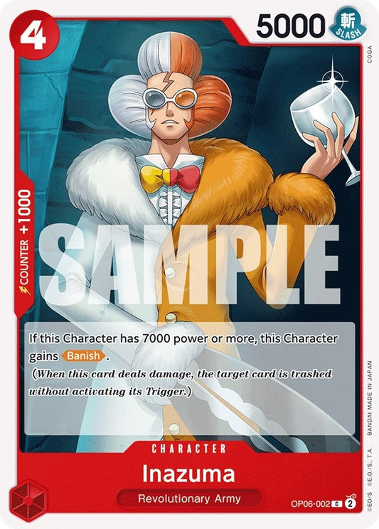 Image for Inazuma (OP06-002) (Wings of the Captain) - One Piece Card Game