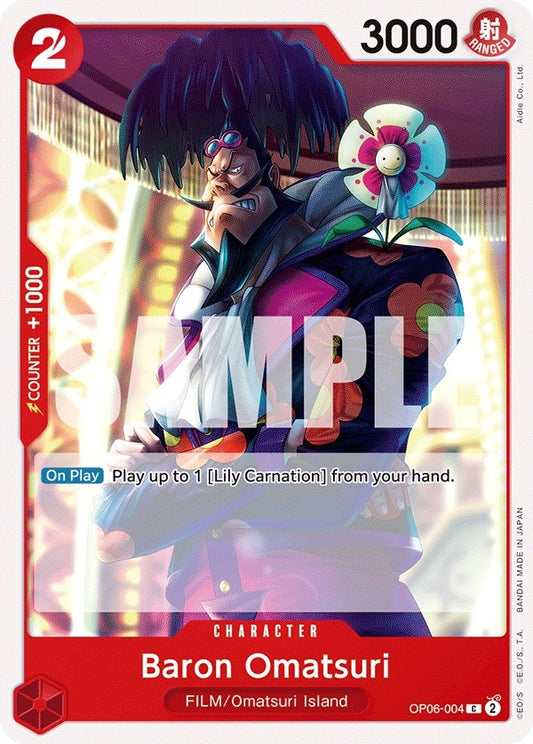 Image for Baron Omatsuri (OP06-004) (Wings of the Captain) - One Piece Card Game