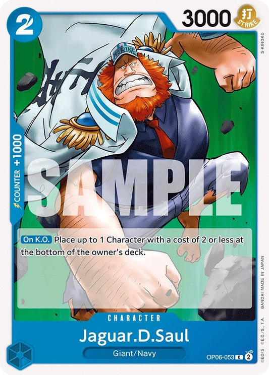 Image for Jaguar.D.Saul (OP06-053) (Wings of the Captain) - One Piece Card Game