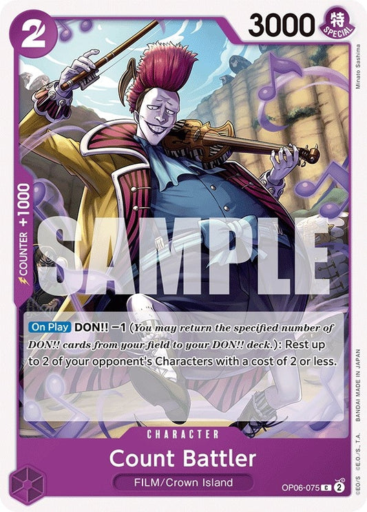 Image for Count Battler (OP06-075) (Wings of the Captain) - One Piece Card Game