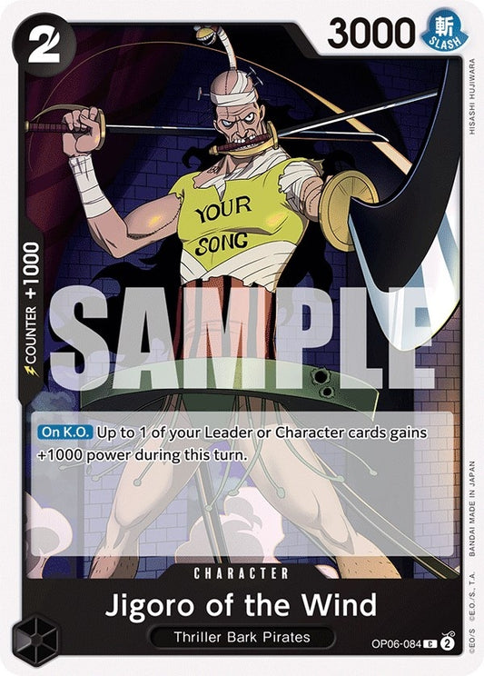 Image for Jigoro of the Wind (OP06-084) (Wings of the Captain) - One Piece Card Game
