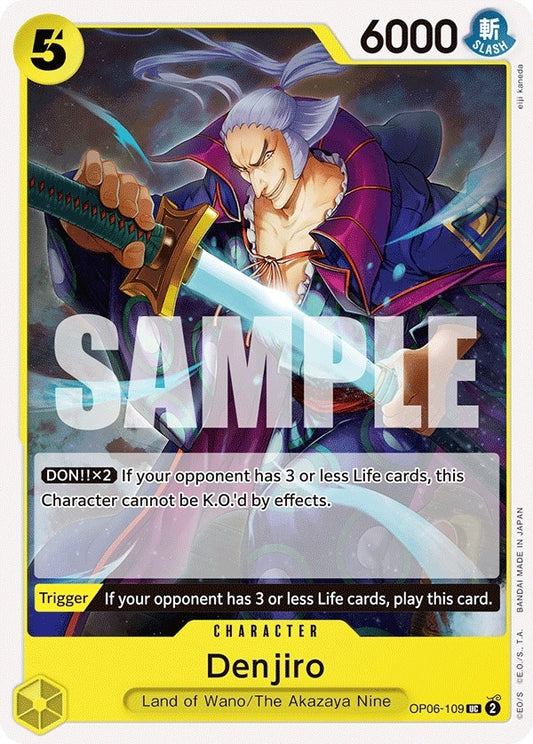 Image for Denjiro (OP06-109) (Wings of the Captain) - One Piece Card Game
