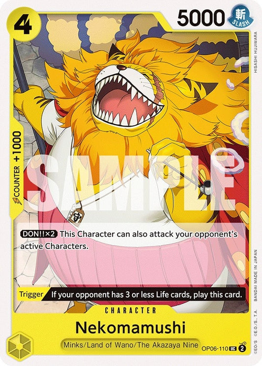 Image for Nekomamushi (OP06-110) (Wings of the Captain) - One Piece Card Game