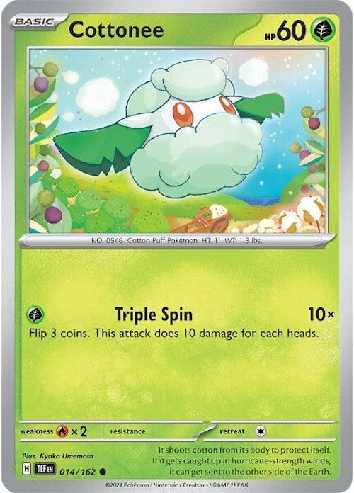 Image for Cottonee (014/162) (SV05: Temporal Forces) - Pokemon