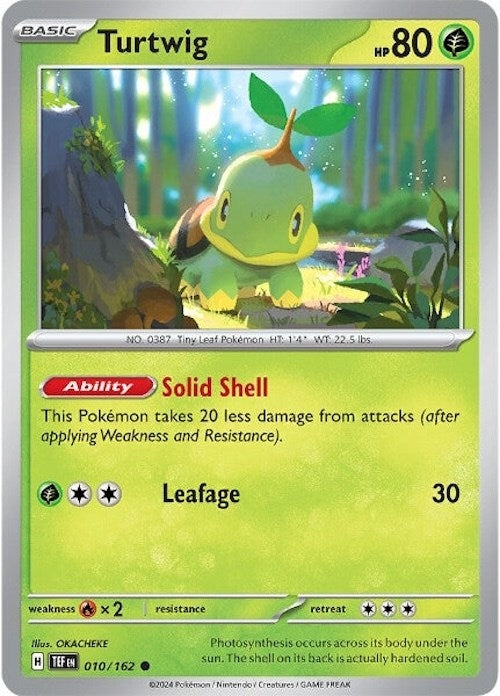 Image for Turtwig (010/162) (SV05: Temporal Forces) - Pokemon