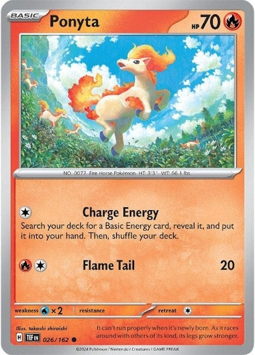 Image for Ponyta (026/162) (SV05: Temporal Forces) - Pokemon
