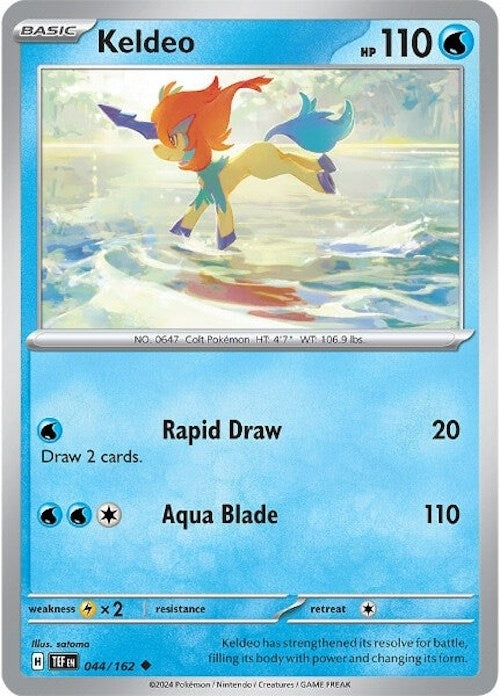 Image for Keldeo (044/162) (SV05: Temporal Forces) - Pokemon