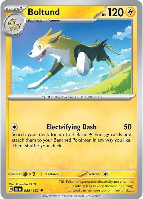 Image for Boltund (059/162) (SV05: Temporal Forces) - Pokemon
