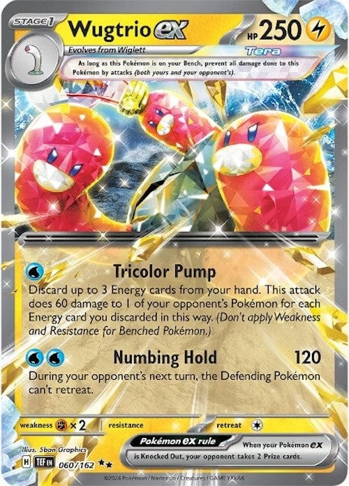 Image for Wugtrio ex (060/162) (SV05: Temporal Forces) - Pokemon