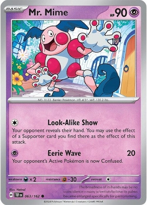 Image for Mr. Mime (063/162) (SV05: Temporal Forces) - Pokemon